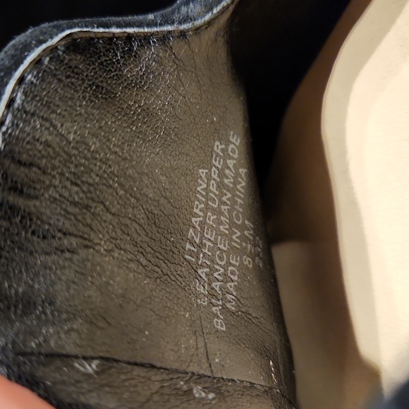 Black Suede Pointed Toe Flats Women's Size 8.5 - Picture 7 of 8